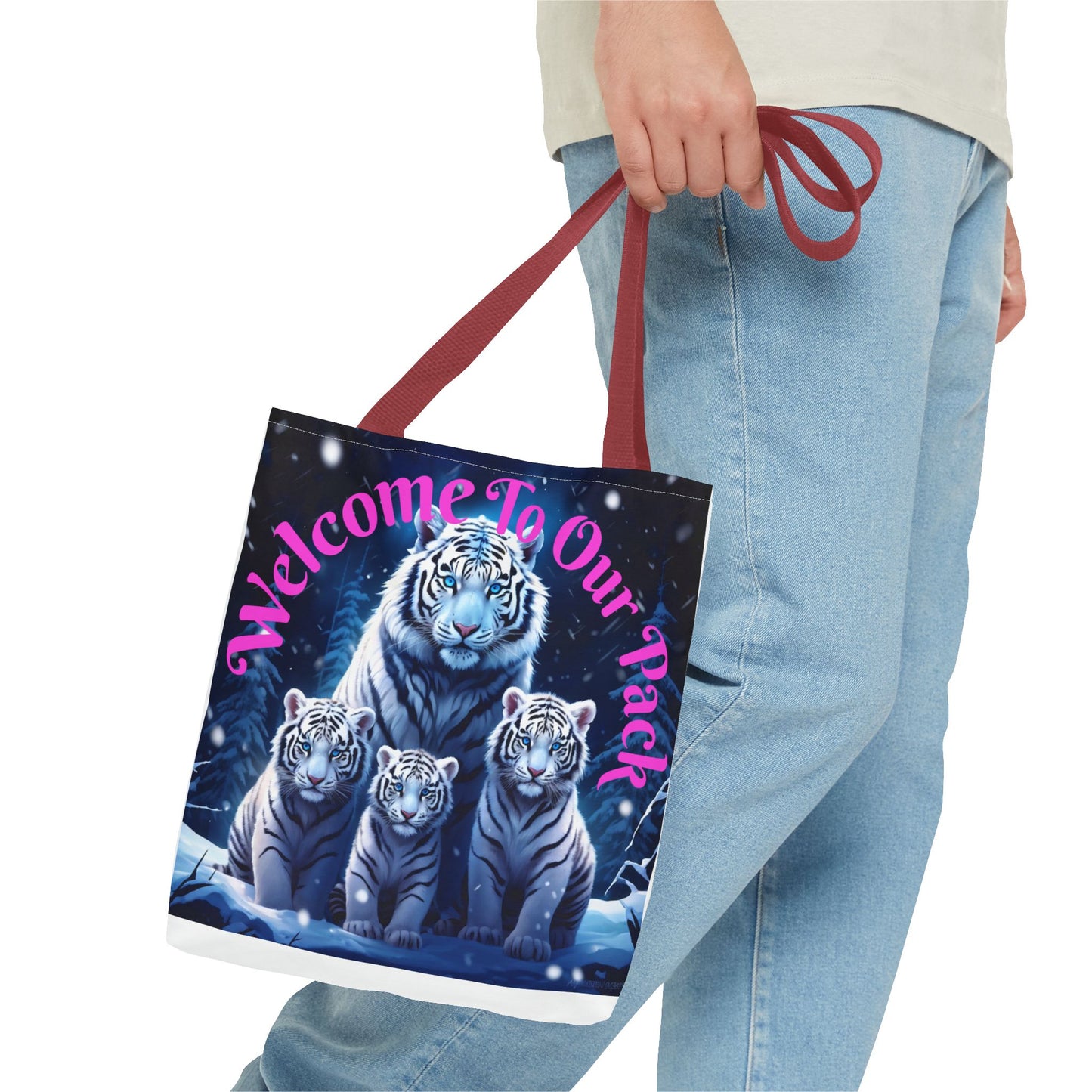 Family Under the Stars – Snow Tiger Pack Winter Tote