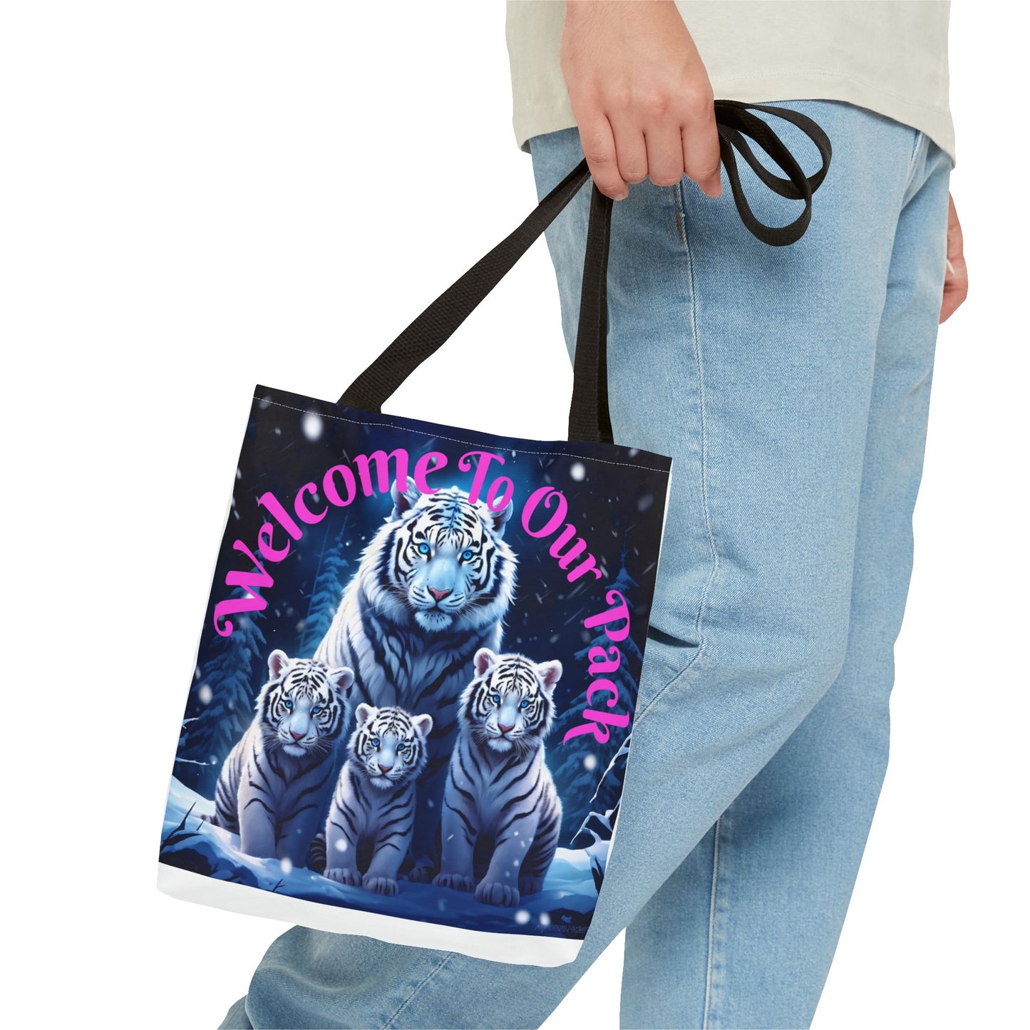 Family Under the Stars – Snow Tiger Pack Winter Tote