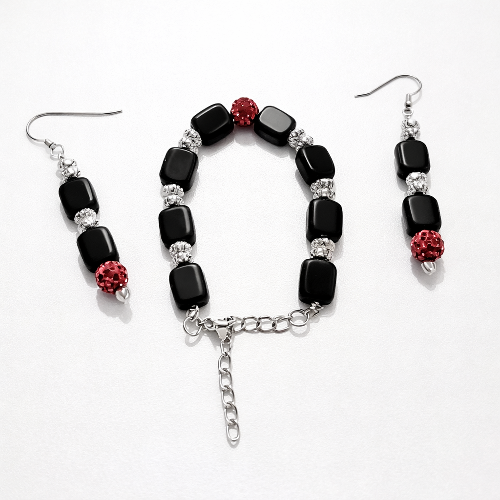 Matching Bracelet & Earring Set