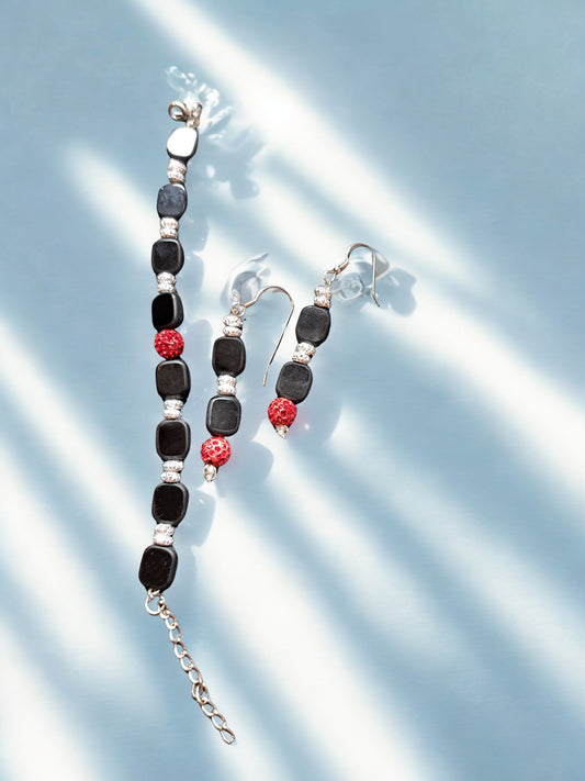 Matching Bracelet & Earring Set